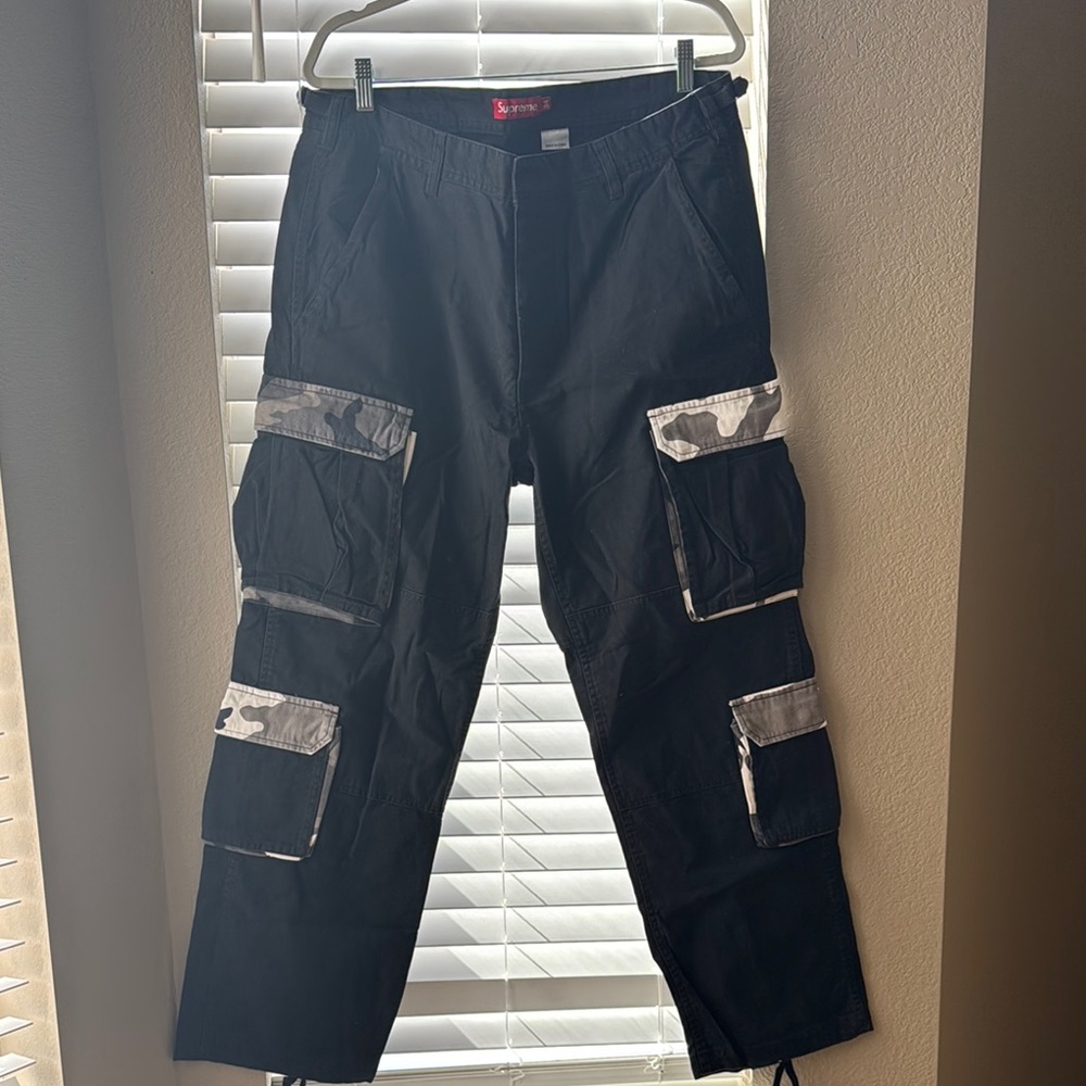 Men's Black Cargo Pants